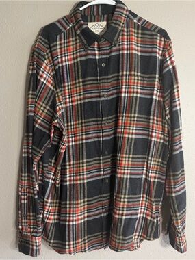 [Used/Like New] St. John Bay Flannel Button Down Shirt // Men Size L